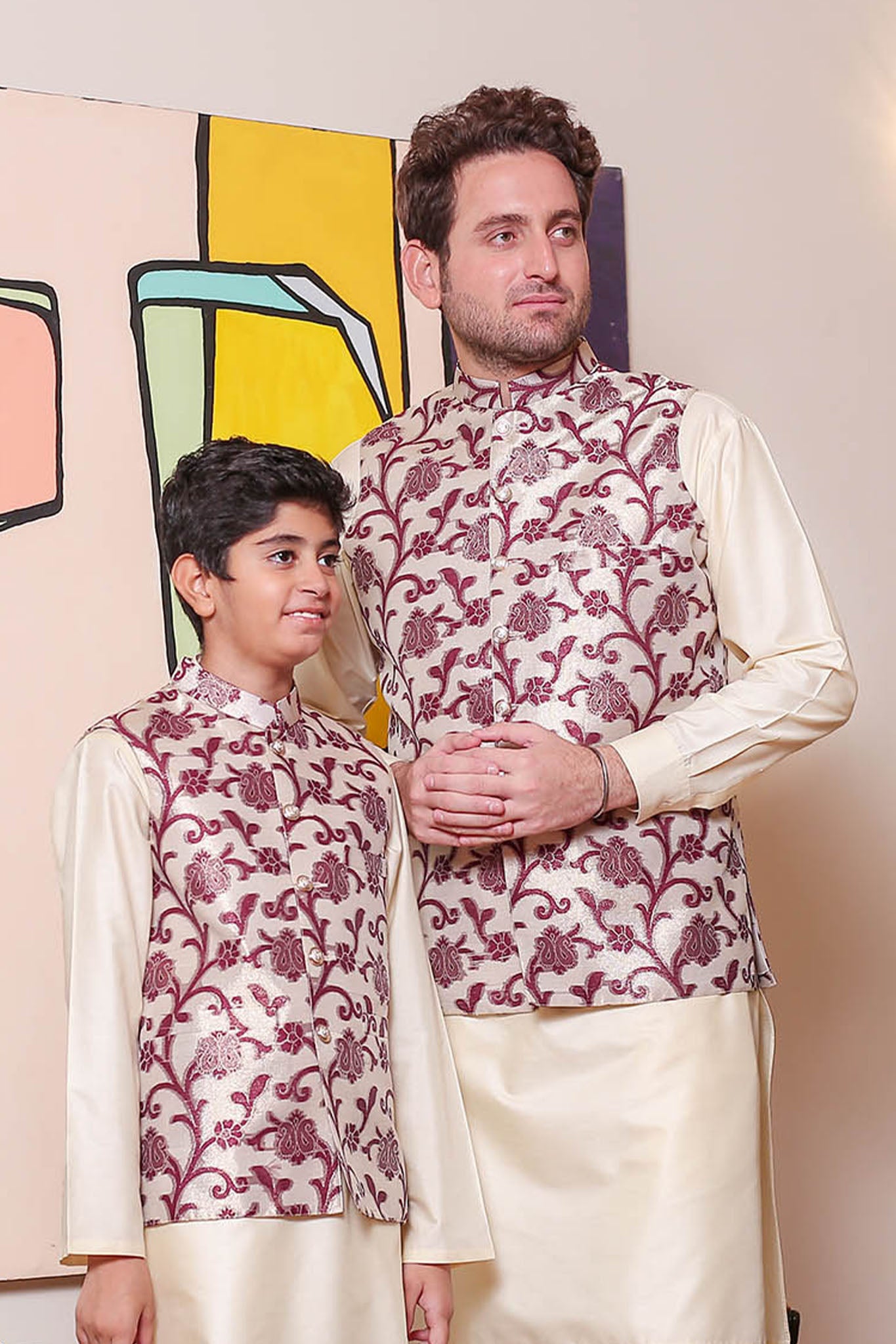 Real Image Mens Waist Coat Collection'2025-OW - 045 Cream