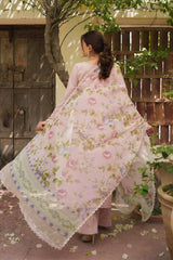 Manara Unstitched 3 Piece Luxury Emb Lawn Collection'2024-ML-08-Rozay