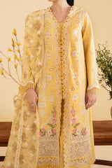 Qlinekari By Qalamkar Unstitched 3 Piece Emb Lawn Collection'2024-SQ-12-Zhian