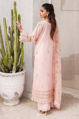 Adan's Libas Unstitched 3 Piece Chikankari Lawn Collection'2024-ACL-10