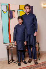 Real Image Mens Waist Coat Collection'2025-OW - 031 Blue