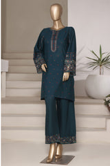 Vybe By Sada Bahar Stitched 2 Piece Emb Cotton Collection'2025-MEL-04-C GREEN