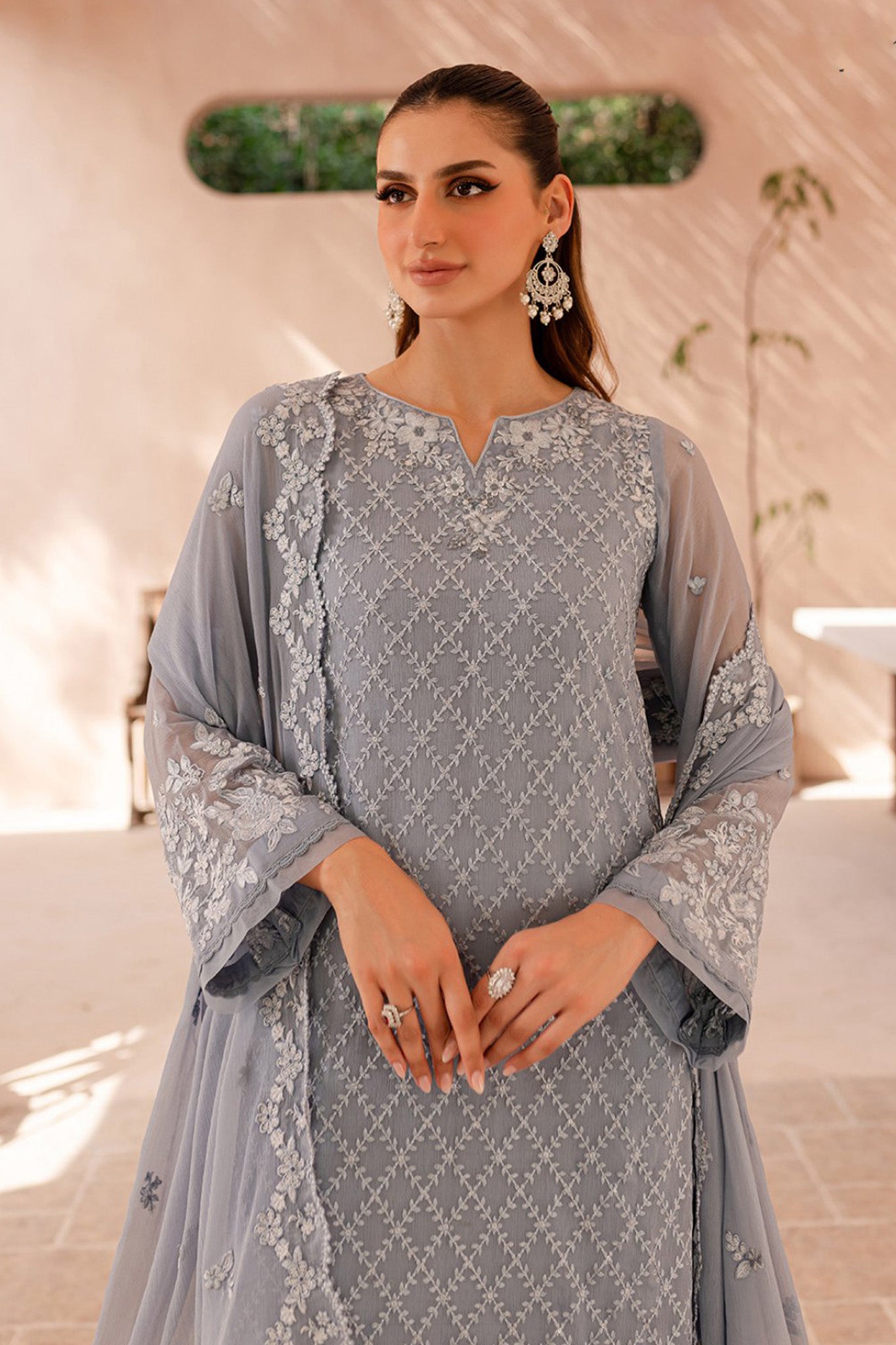 Ensembles By Azure Unstitched 3 Piece Festive Formals Eid Edit Collection'2024-03-Moon Whisper