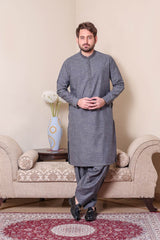 Real Image Mens Kurta Shalwar Winter Collection'2025-D-514 Grey