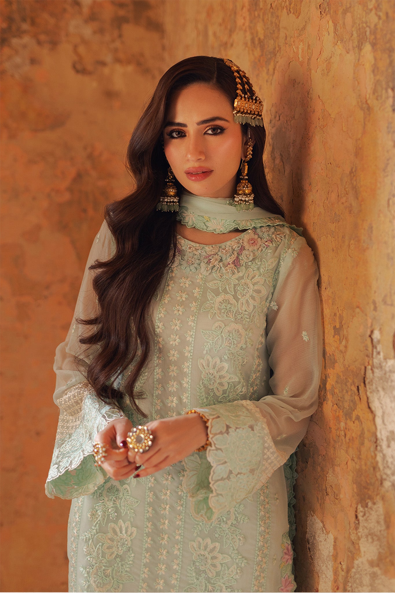 Azure Unstitched 3 Piece Luxe Festive Formals Eid Collection'2024-06-Floral Fern