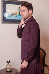 Real Image Mens Waist Coat Collection'2025-OW - 038A Burgundy