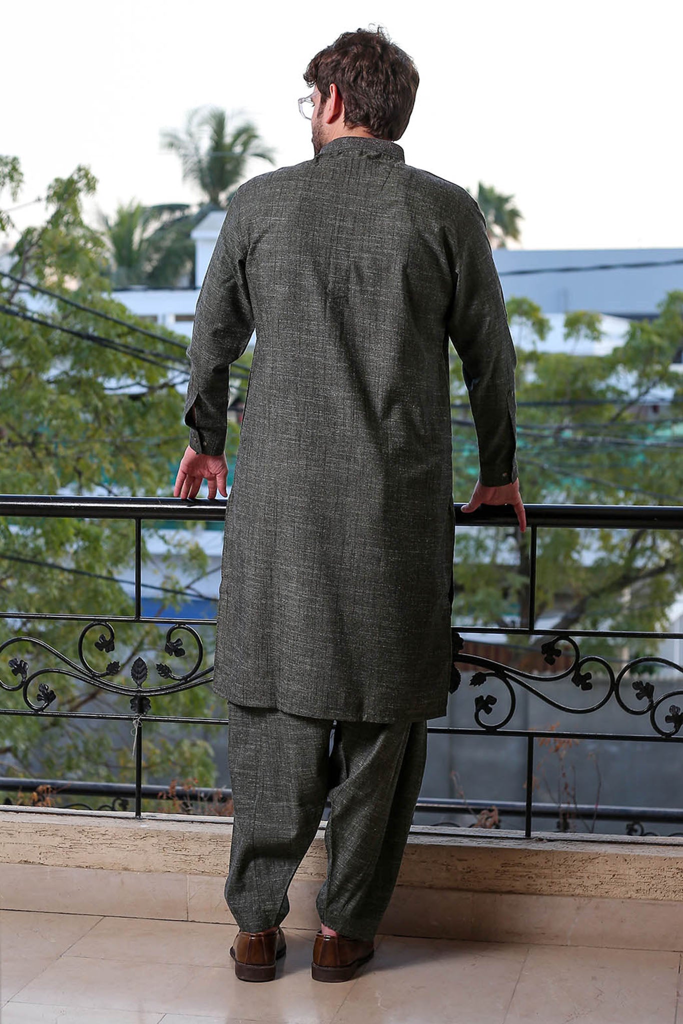 Real Image Mens Kurta Shalwar Winter Collection'2025-D-513 Grey
