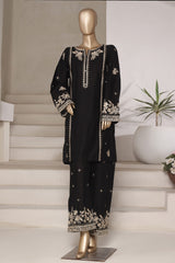 Vybe By Sada Bahar Stitched 2 Piece Emb Cotton Collection'2025-MEL-MK52-BLACK