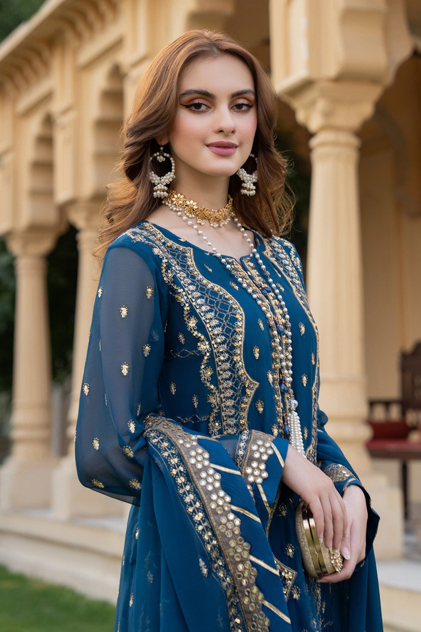 Lallaria By Noorma Kaamal Unstitched 3 Piece Fancy Formals Vol-02 Collection'2024-NK-LLC-18