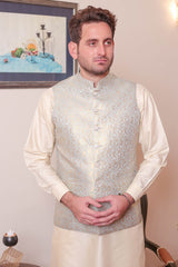 Real Image Mens Waist Coat Collection'2025-OW - 041 Ice Blue
