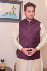 Real Image Mens Waist Coat Collection'2025-OW - 038 Magenta