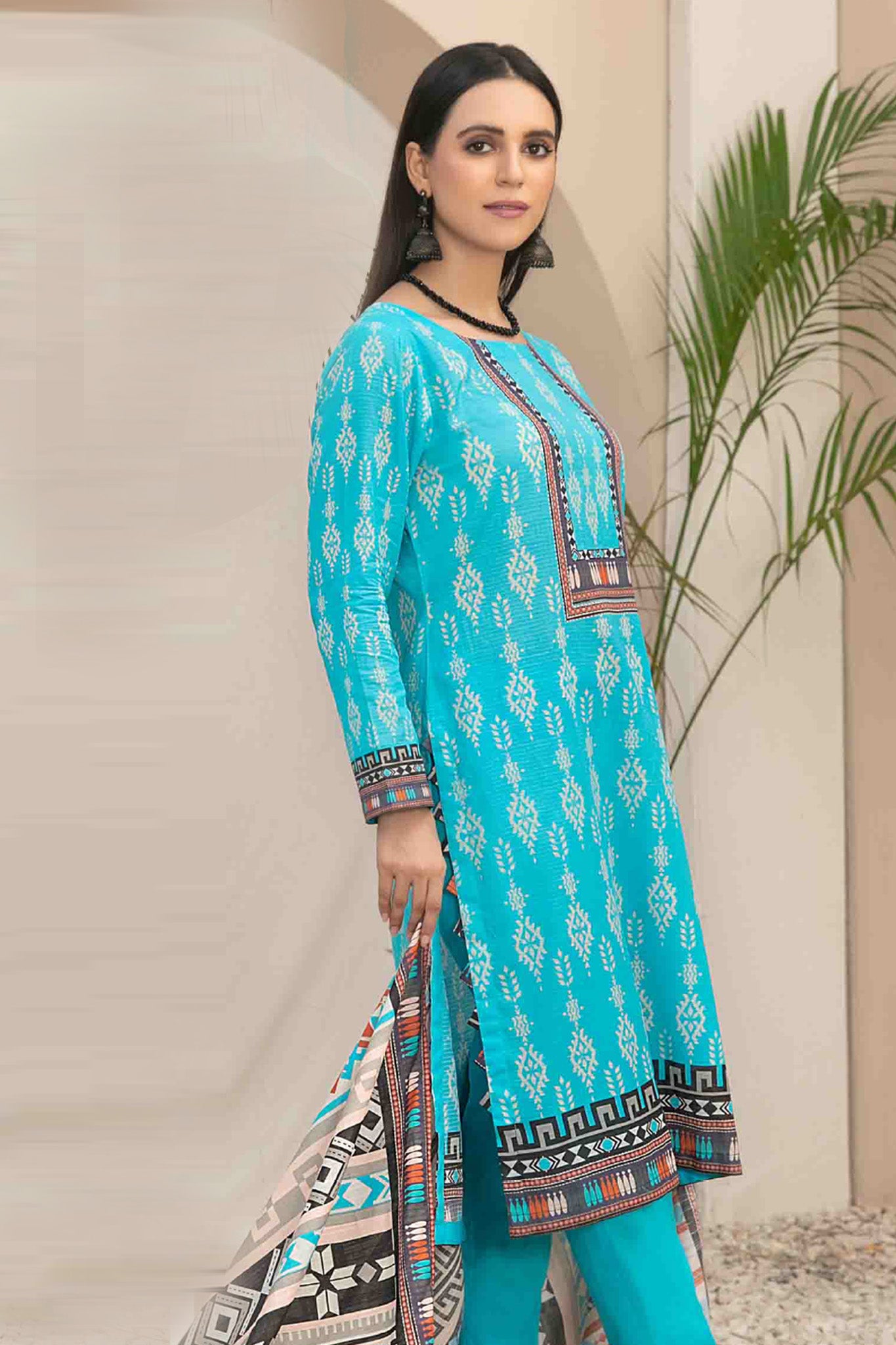 Tiyani By Tawakkal Unstitched 3 Piece Digital Printed Lawn Vol-01 Collection'2024-D-3589