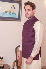 Real Image Mens Waist Coat Collection'2025-OW - 038 Magenta