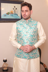 Real Image Mens Waist Coat Collection'2025-WP - 160 Sky Blue
