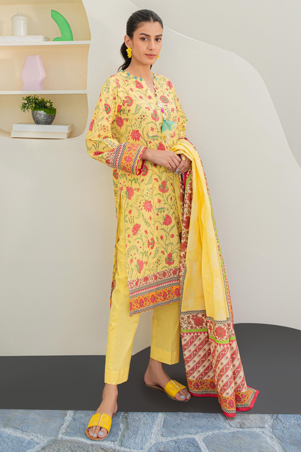 Zellbury Unstitched 3 Piece Lawn Drop-04 Vol-02 Collection'2024-WU-675