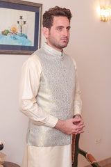 Real Image Mens Waist Coat Collection'2025-OW - 041 Ice Blue