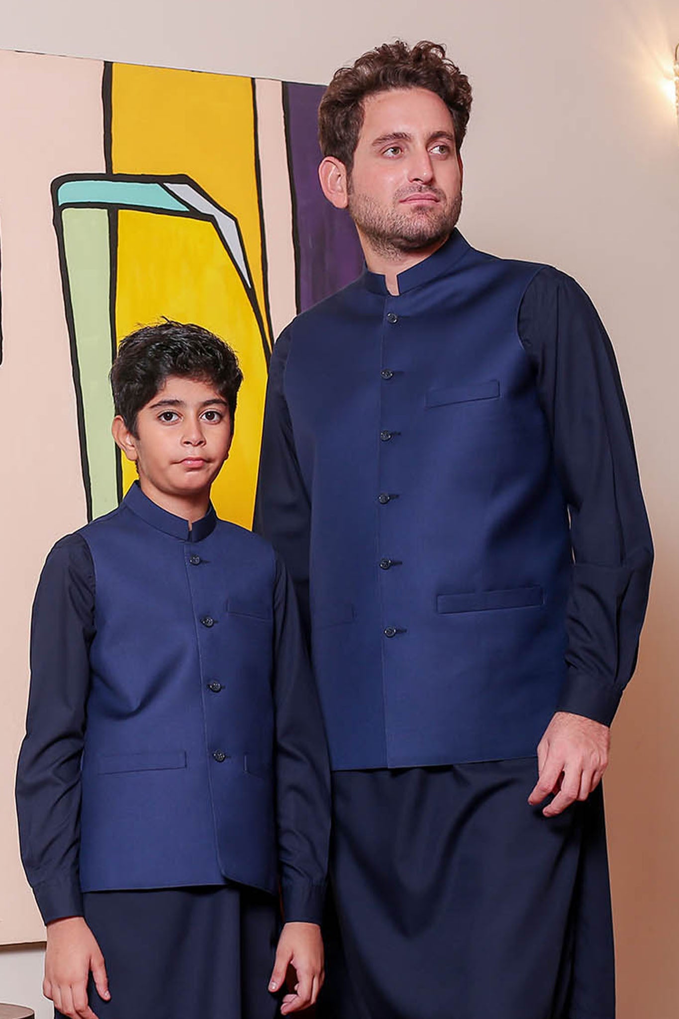 Real Image Mens Waist Coat Collection'2025-OW - 032 Royal Blue