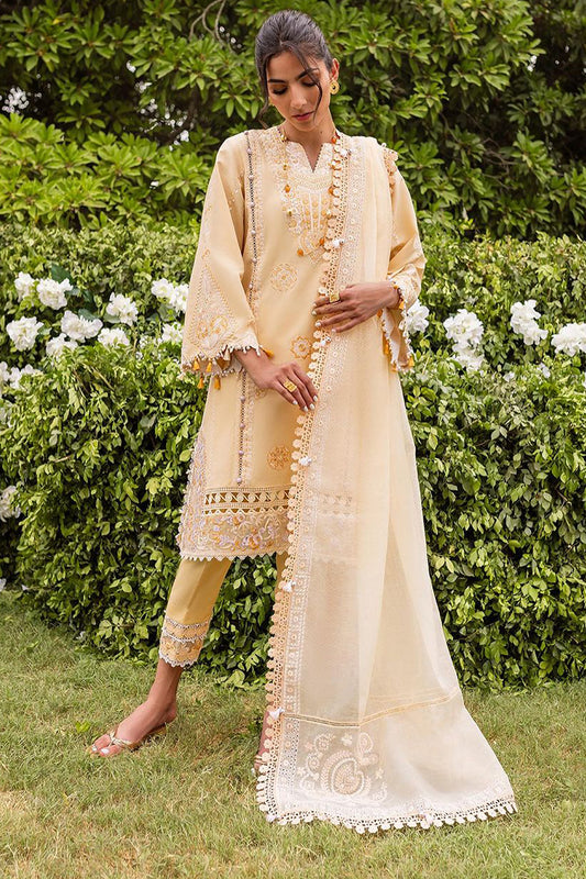 Siraa Lawn By Sadaf Fawad Khan Unstitched 3 Piece Emb Lawn Vol-02 Collection'2024-11-Zaphira-A