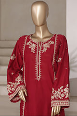Vybe By Sada Bahar Stitched 2 Piece Emb Cotton Collection'2025-MEL-MK52-MAHROON
