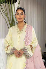 Charlotte By Humdum Unstitched 3 Piece Emb Chikankari Lawn Collection'2024-D-06