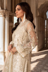 Meeral Stitched 3 Piece Luxury Formals Pret Collection'2025-Meeral - Aafaq - Meeral Luxe