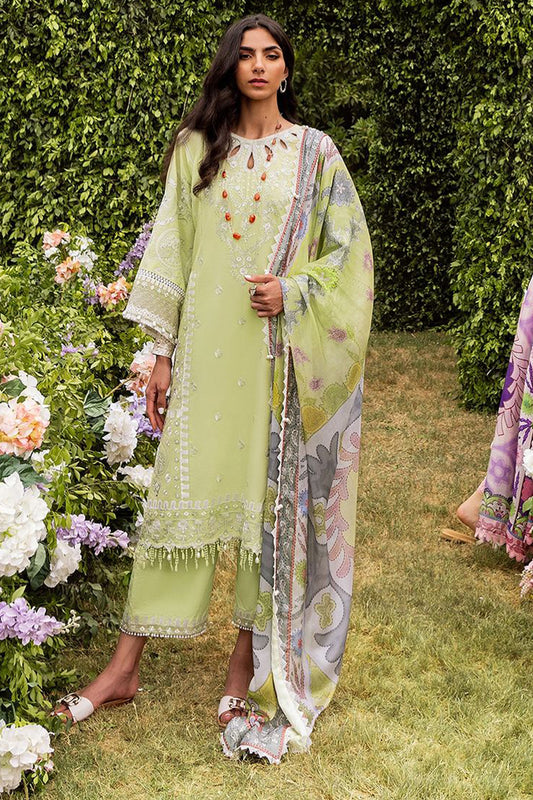 Siraa Lawn By Sadaf Fawad Khan Unstitched 3 Piece Emb Lawn Vol-02 Collection'2024-06-Gina-B