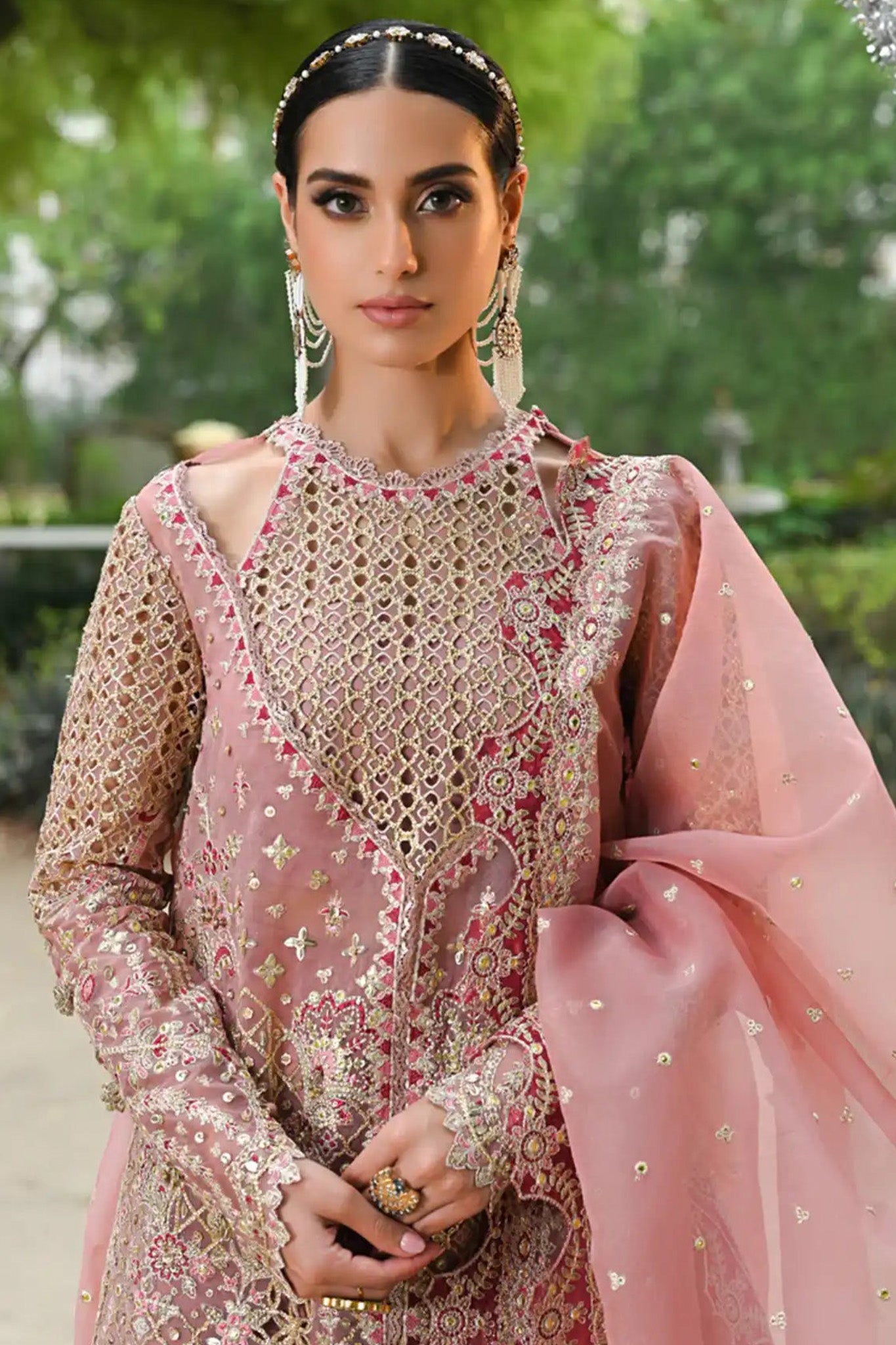 Singhar by Qalamkar Unstitched 3 Piece Wedding Formals Collection'2024-RF-02-Saleha