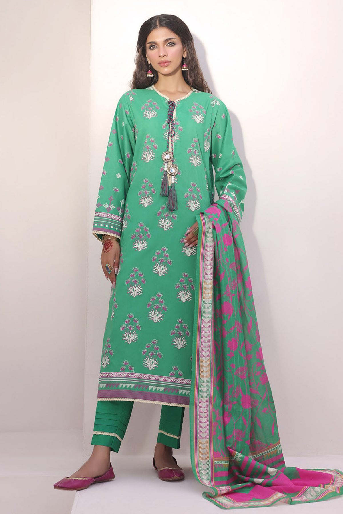 Zellbury Unstitched 3 Piece Lawn Drop-01 Vol-04 Collection'2024-WU-238