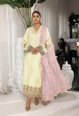 Charlotte By Humdum Unstitched 3 Piece Emb Chikankari Lawn Collection'2024-D-06