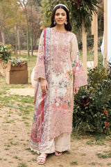 Adan's Print By Nafia Atta Unstitched 3 Piece Digital Printed Lawn Collection'2024-D-04