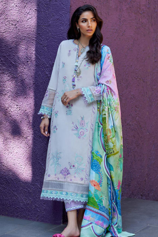 Suay by Farha Talib Aziz Unstitched 3 Piece Luxury Lawn Collection'2024-FTA-08