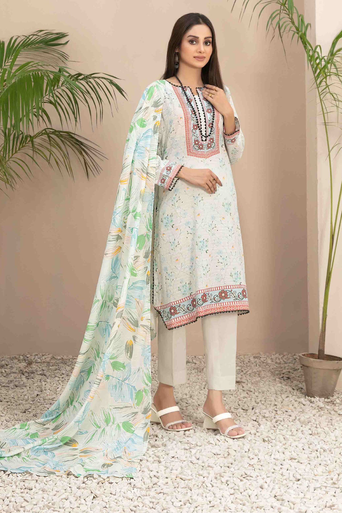 Tiyani By Tawakkal Unstitched 3 Piece Digital Printed Lawn Vol-01 Collection'2024-D-3593