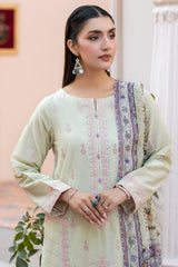 Adan's Libas Lawn By Zia Unstitched 3 Piece Emb Lawn Collection'2024-D-04