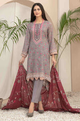 Tiyani By Tawakkal Unstitched 3 Piece Digital Printed Lawn Vol-01 Collection'2024-D-3594