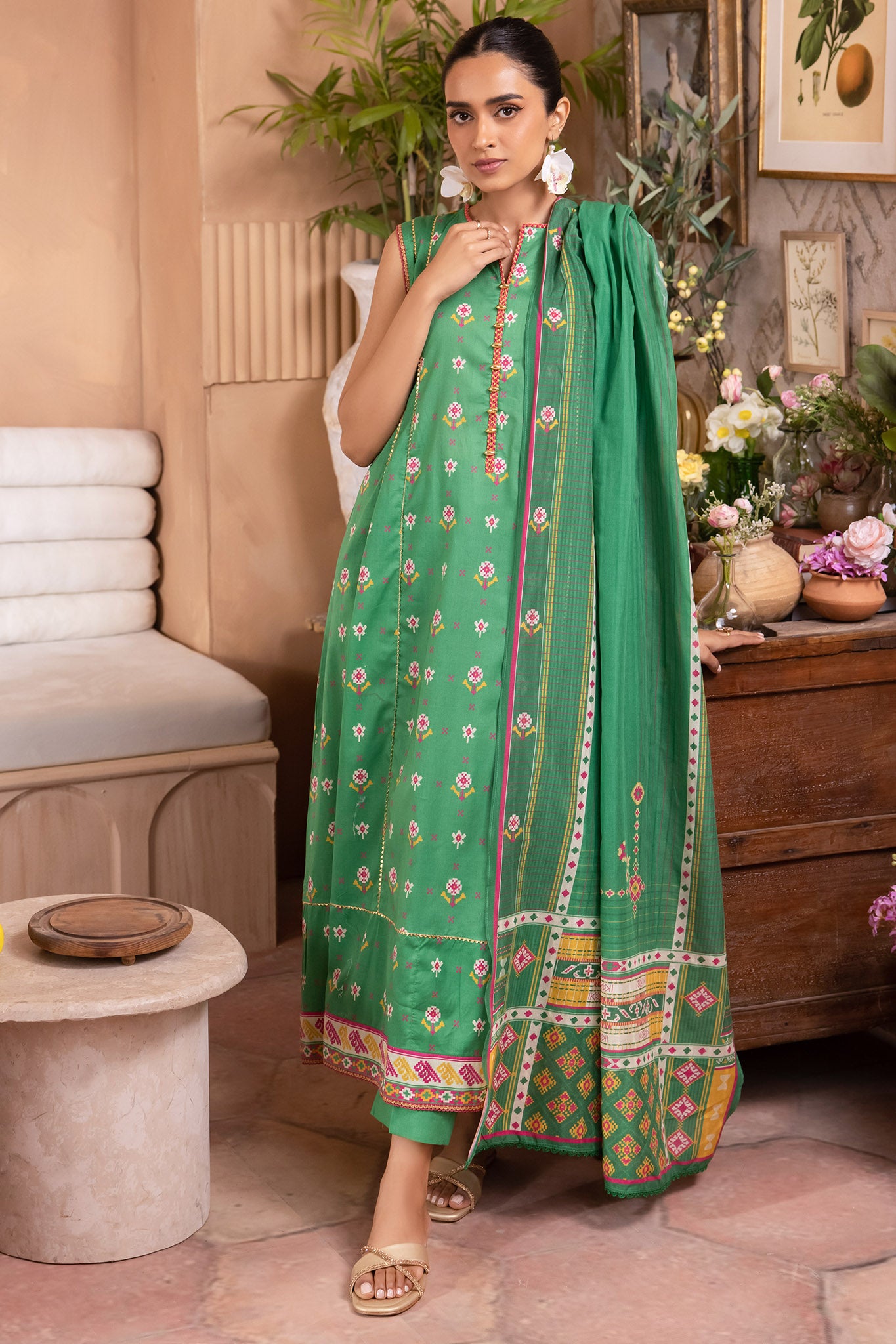 Zellbury Unstitched 3 Piece Lawn Drop-01 Vol-04 Collection'2024-WU-073