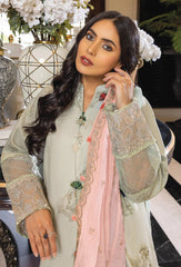 Charlotte By Humdum Unstitched 3 Piece Emb Chikankari Lawn Collection'2024-D-05