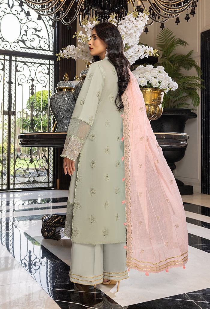 Charlotte By Humdum Unstitched 3 Piece Emb Chikankari Lawn Collection'2024-D-05