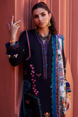 Suay by Farha Talib Aziz Unstitched 3 Piece Luxury Lawn Collection'2024-FTA-01