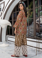 Daily Chic - Ahlam By Safa Textile Stitched 1 Piece Summer Shirt-Heritage Harmony