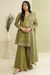 Zellbury Unstitched 3 Piece Lawn Edit 2 Suit-WUS26X30824