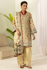 Zellbury Unstitched 3 Piece Lawn Edit 2 Suit-WUS26X30624