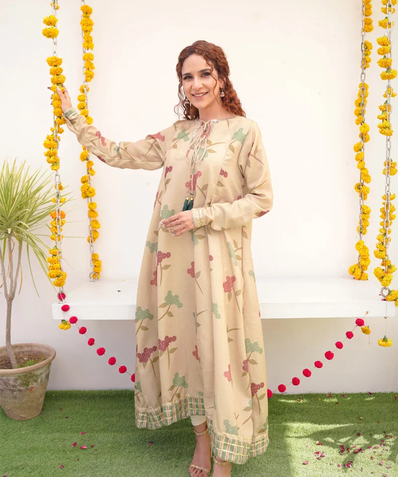 Dhaga Stitched 1 Piece Jacquard Frocks 2025-Uraan