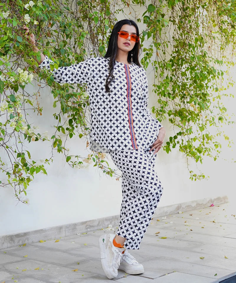 Dhaga Stitched 2 Piece Crepe Collection'2025-Graphglide