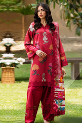 Range By Charizma Unstitched 3 Piece Emb Lawn Vol-03 Collection'2024-CRN4-20