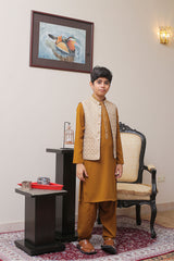 Real Image Kids Waist Coat Collection'2025-OKW-011 Smart Fit