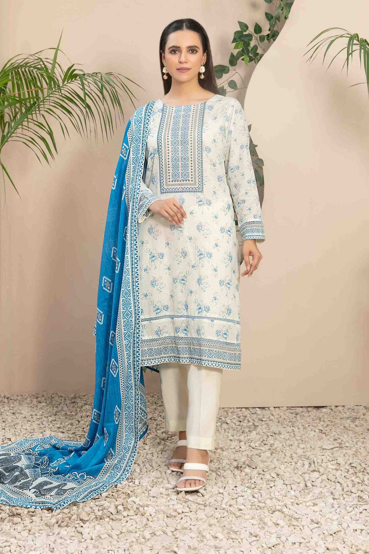 Tiyani By Tawakkal Unstitched 3 Piece Digital Printed Lawn Vol-02 Collection'2024-D-3596