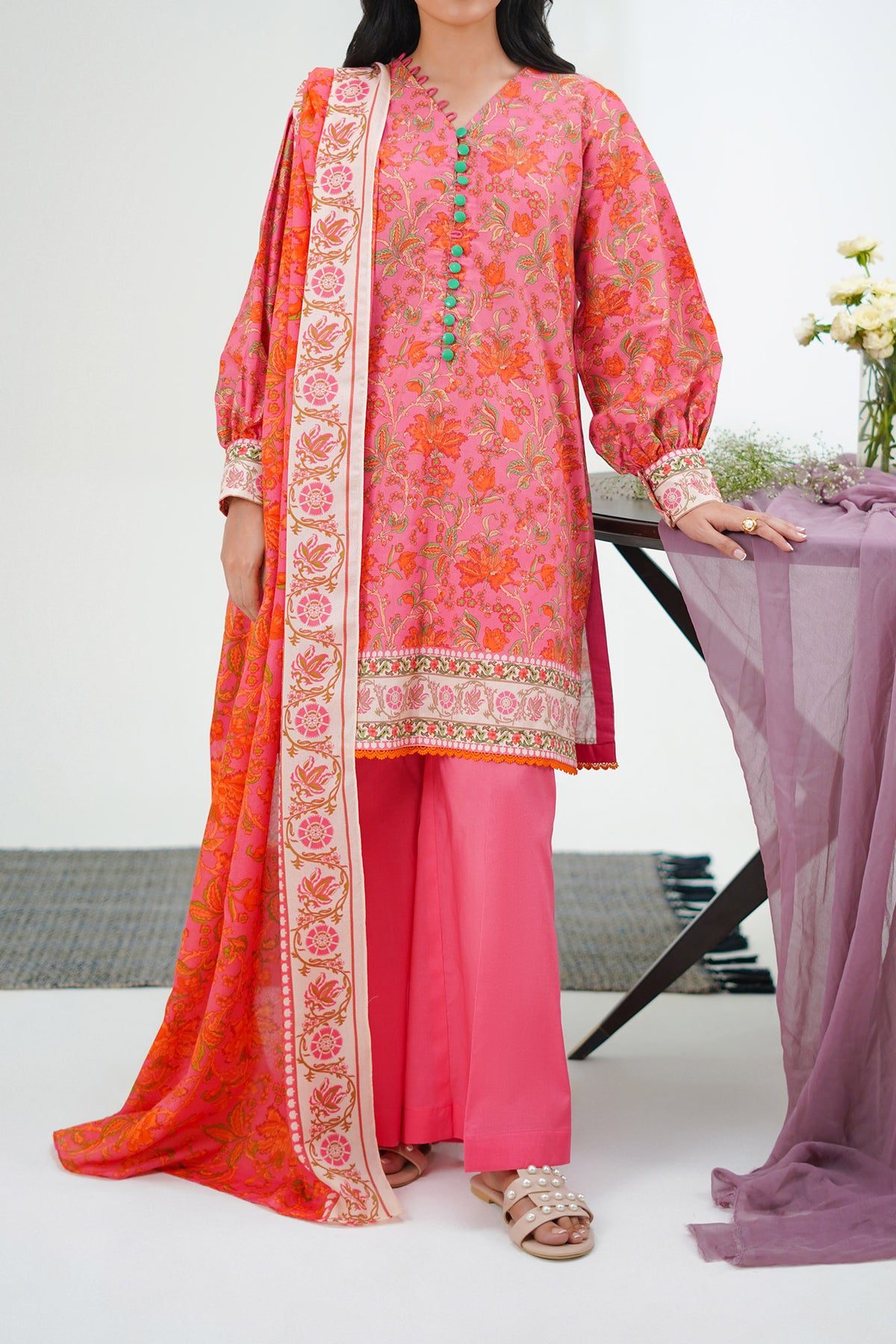 Zellbury Unstitched 2 Piece Lawn Drop-04 Vol-02 Collection'2024-WU-301