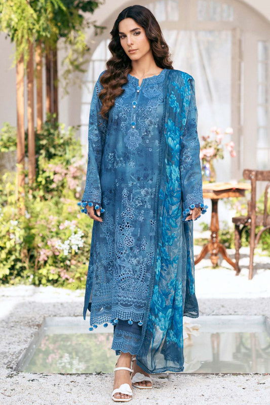 Amal By Motifz Unstitched 3 Piece Emb Lawn Eid Collection'2025-5434-Lilly