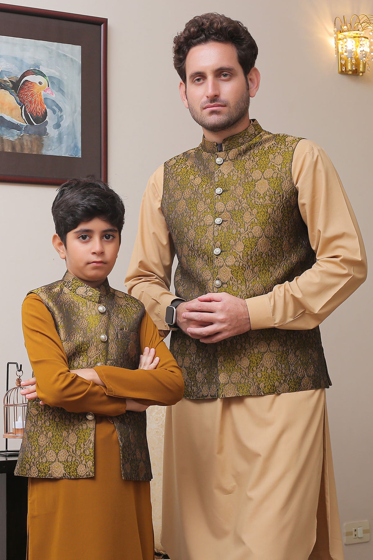Real Image Kids Waist Coat Collection'2025-OKW-006 Smart Fit