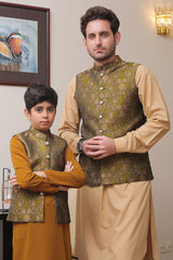 Real Image Kids Waist Coat Collection'2025-OKW-006 Smart Fit